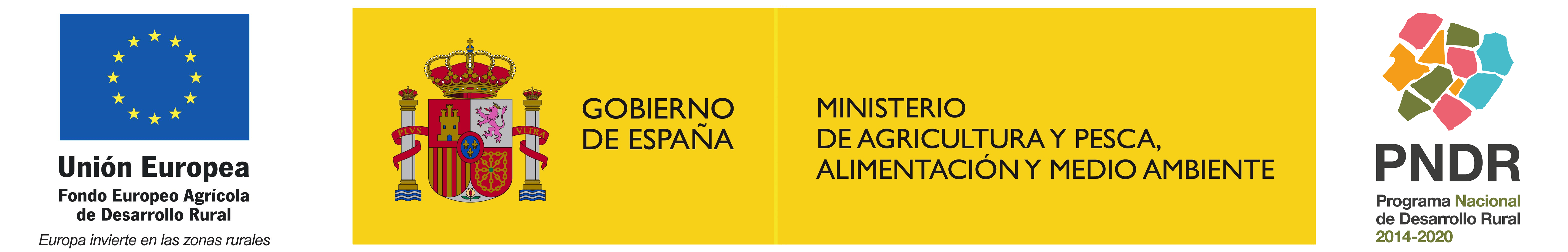 Este proyecto ha recibido financiación del Ministerio de Agricultura, Pesca y Alimentación a través del PNDR (Programa Nacional de Desarrollo Rural 2014-2020) y el Fondo Europeo Agrícola del Desarrollo RURAL (FEADER).   Importe total: 551.923,13 €