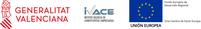 Proyecto cofinanciado por los fondos FEDER, dentro del Programa Operativo FEDER de la Comunitat Valenciana 2014-2020. Nº Expediente: IMDEEA/2020/122 Subvención: 247.794 €